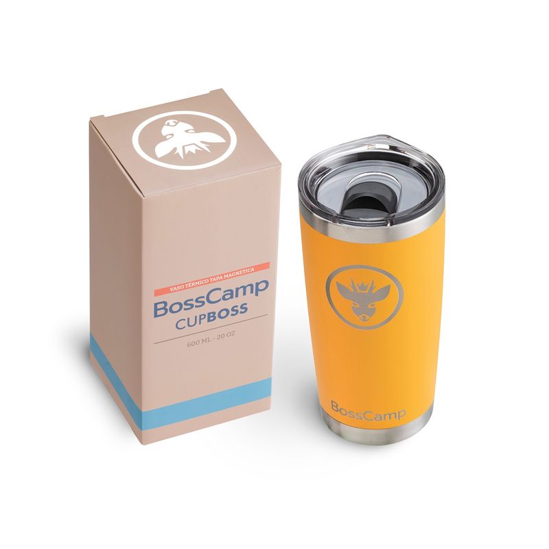 BOSSCAMP - VASO TERMICO TAPA MAGNETIC SLIDER 600 ML TERMO MUG BOSSCAMP