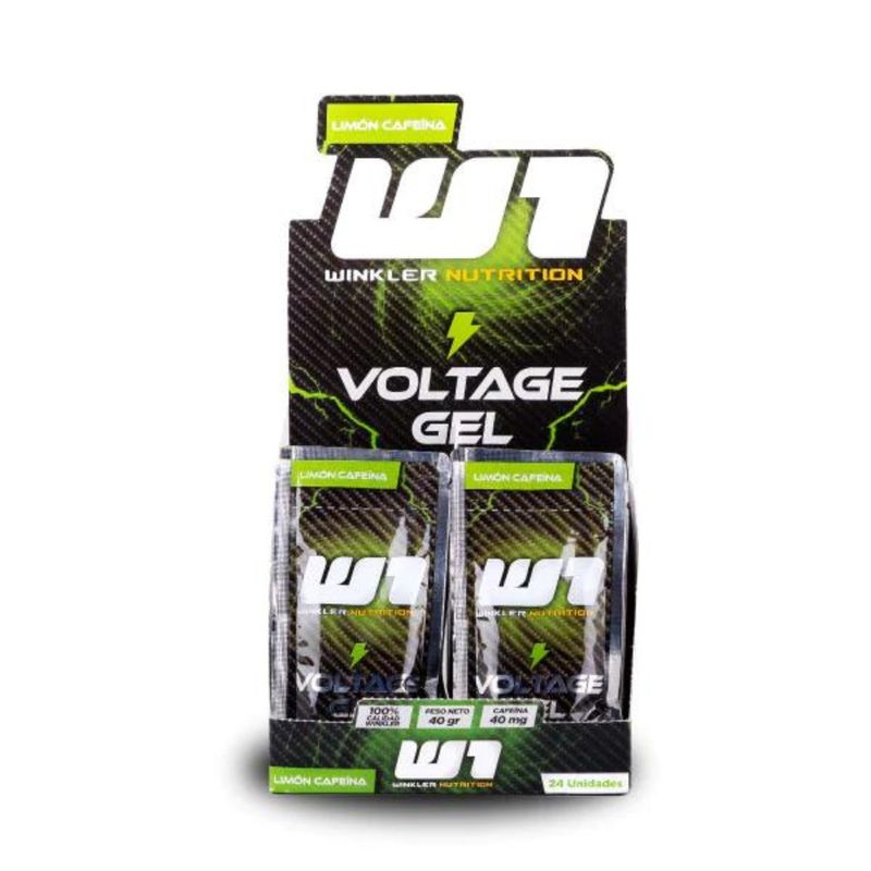 WINKLER NUTRITION - Gel Boost 40mg Caja 24 Unidades - Limón - Winkler Nutrition