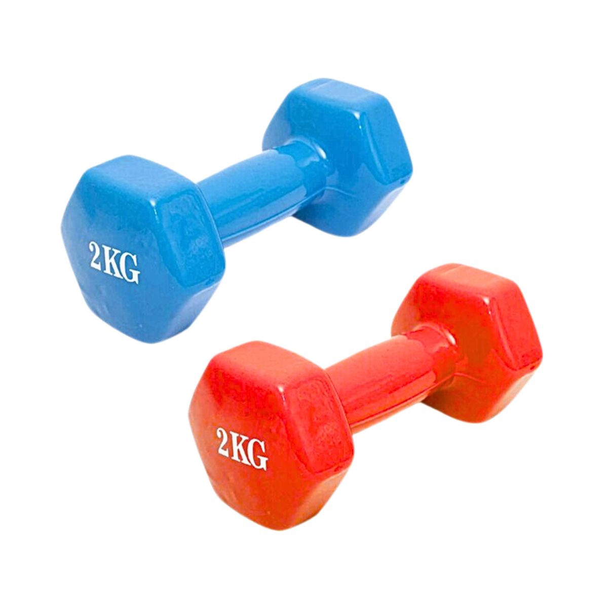 GENERICO - Mancuerna De 2 Kilos Fitness Yoga Gym Pesas Colores