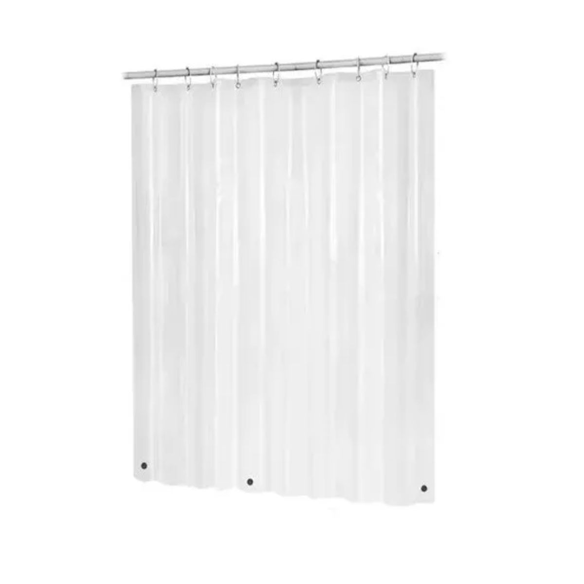 GENERICO - Cortina Baño Colores Impermeable 180x180 Cms + 12 Ganchos