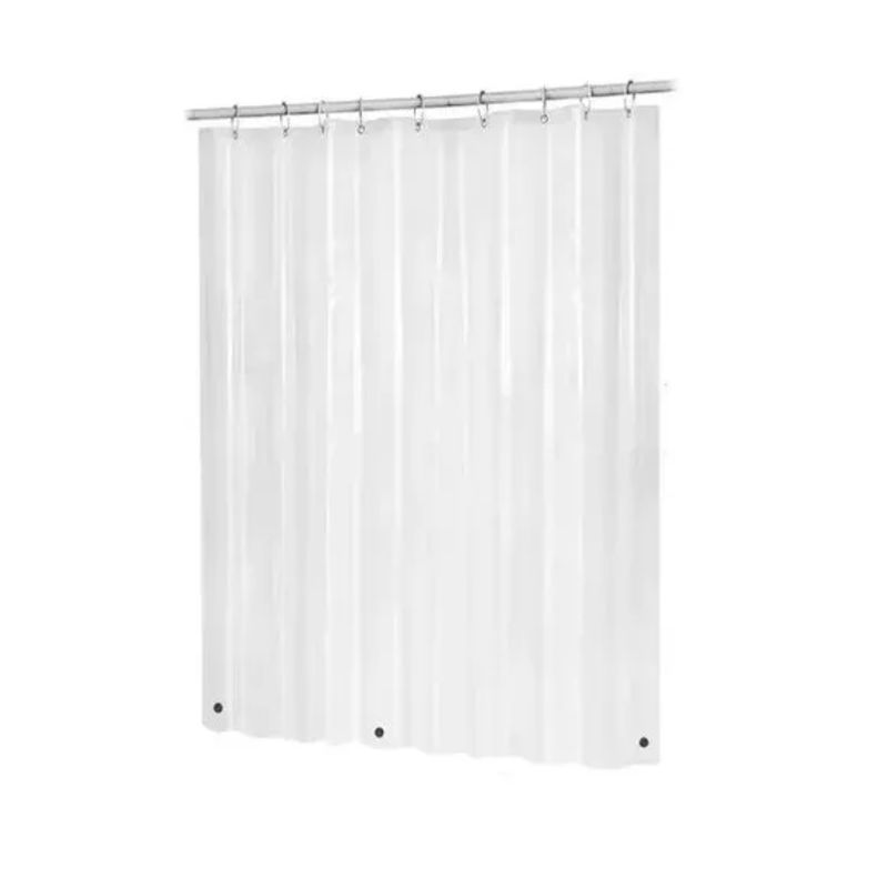 GENERICO - Cortina Baño Colores Impermeable 180x180 Cms + 12 Ganchos