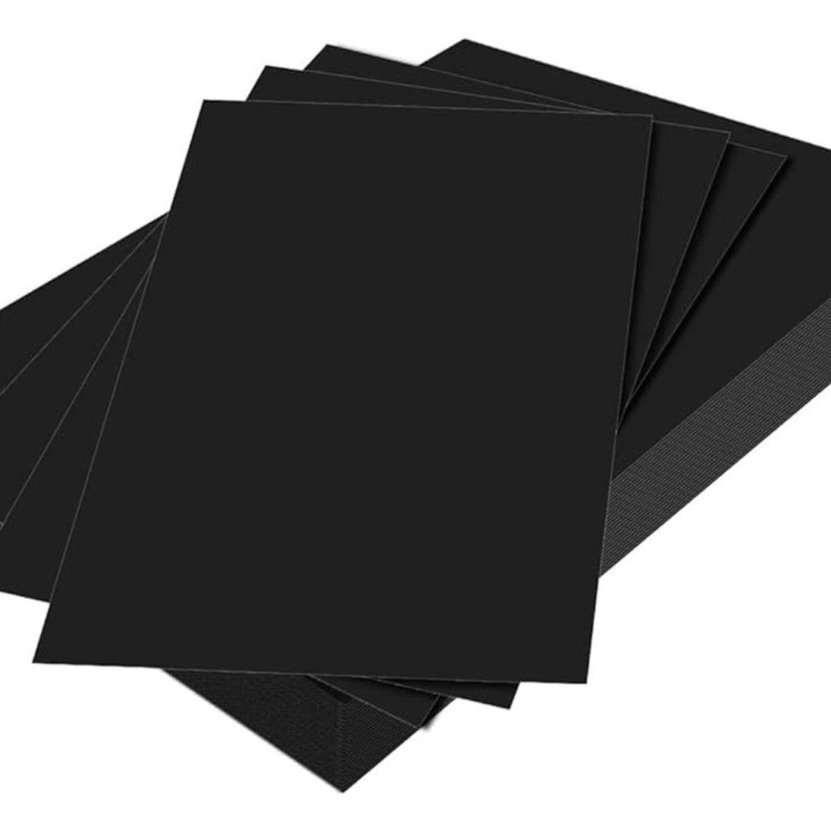 GENERICO - Carton Negro A5 (15cm X 21 Cm) 1.68mm 10 Unidades