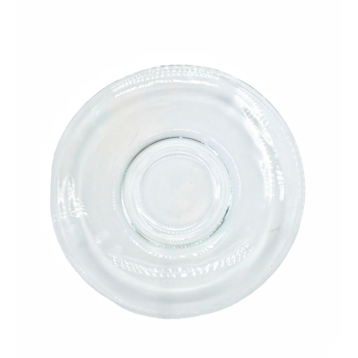 MOGA - Platillo Plato De Vidrio Para Taza Mug 17Cm Pack 6 Pcs