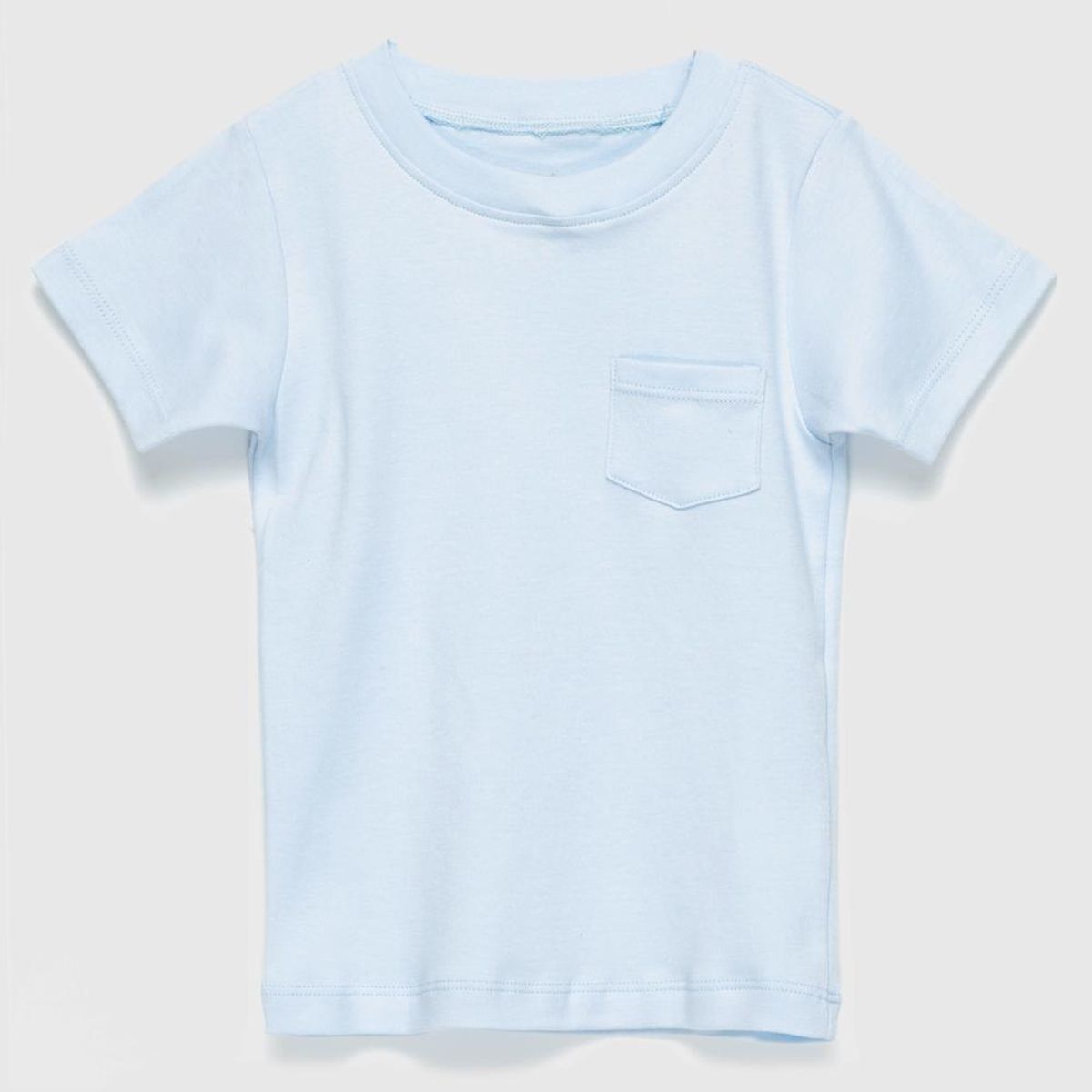 COYOTE KIDS - Polera celeste bolsillo algodón peruano - Celeste