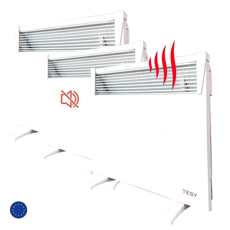 BEHNKE - Pack de 3 Calefactores WIFI 1000W a Muro