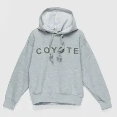 COYOTE KIDS - Polerón gris Coyote negro algodón peruano - Gris