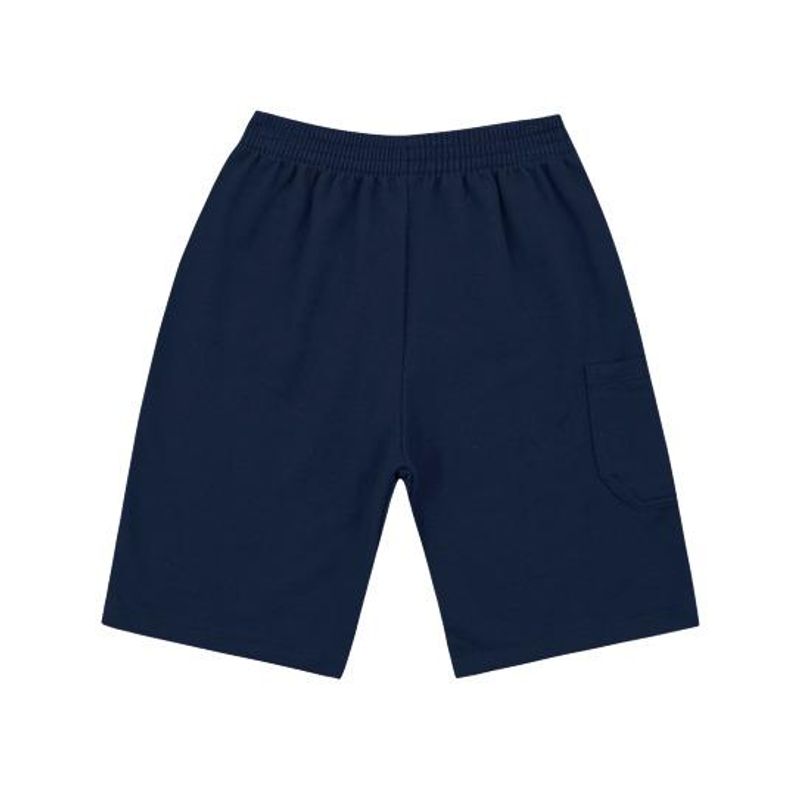 COYOTE KIDS - Short azul marino algodón bolsillo - Azul