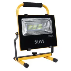 DARLUX - FOCO LED SOLAR PORTATIL RECARGABLE 50W 4K IP65