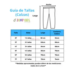 JUMP KIDS - Calzas Niña Unicornio Estrella Gris 100% Algodón