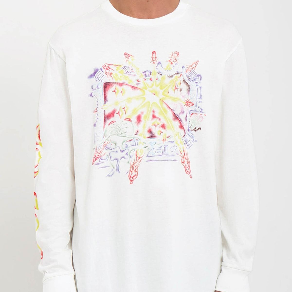 VOLCOM - Polera Fa Sam Ryser Blanco Hombre Volcom