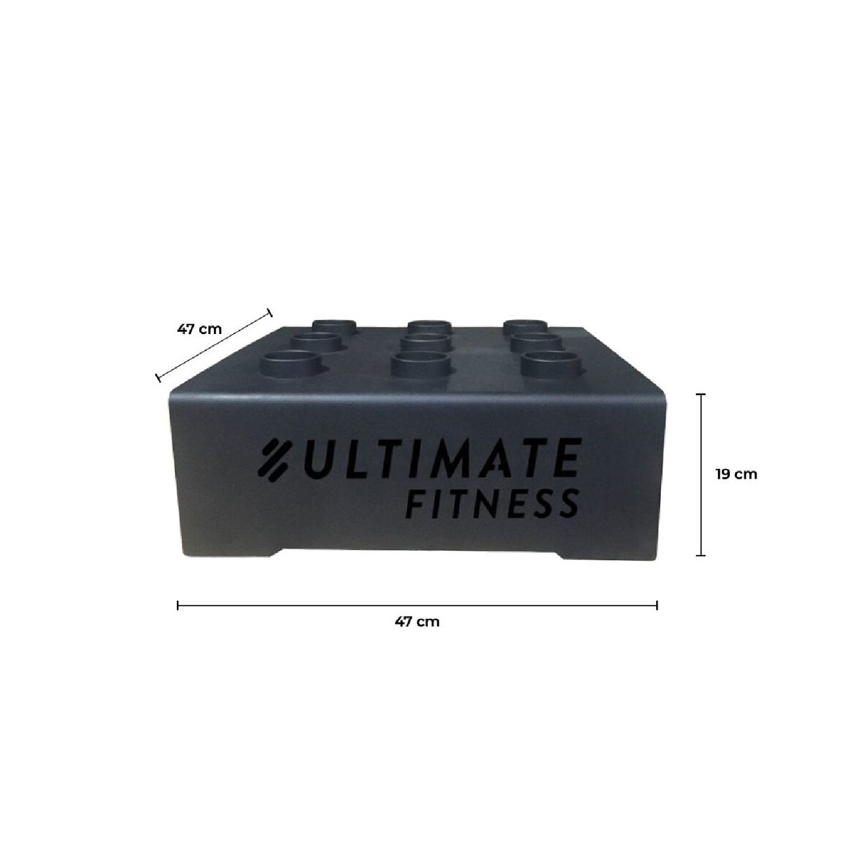 ULTIMATE FITNESS - RACK BARRAS 9 PIEZAS