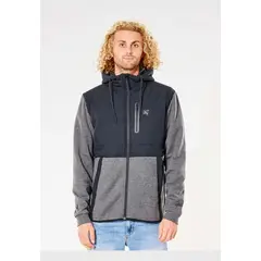 RIP CURL - Poleron Anti Series Heatseeker Zip Thr Negro Hombre