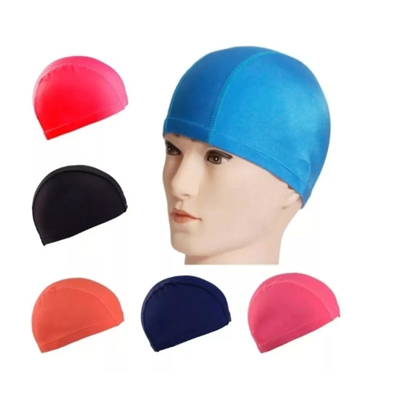 GENERICO - Gorro Natación Unisex De Piscina Baño Adultos Niños Negro