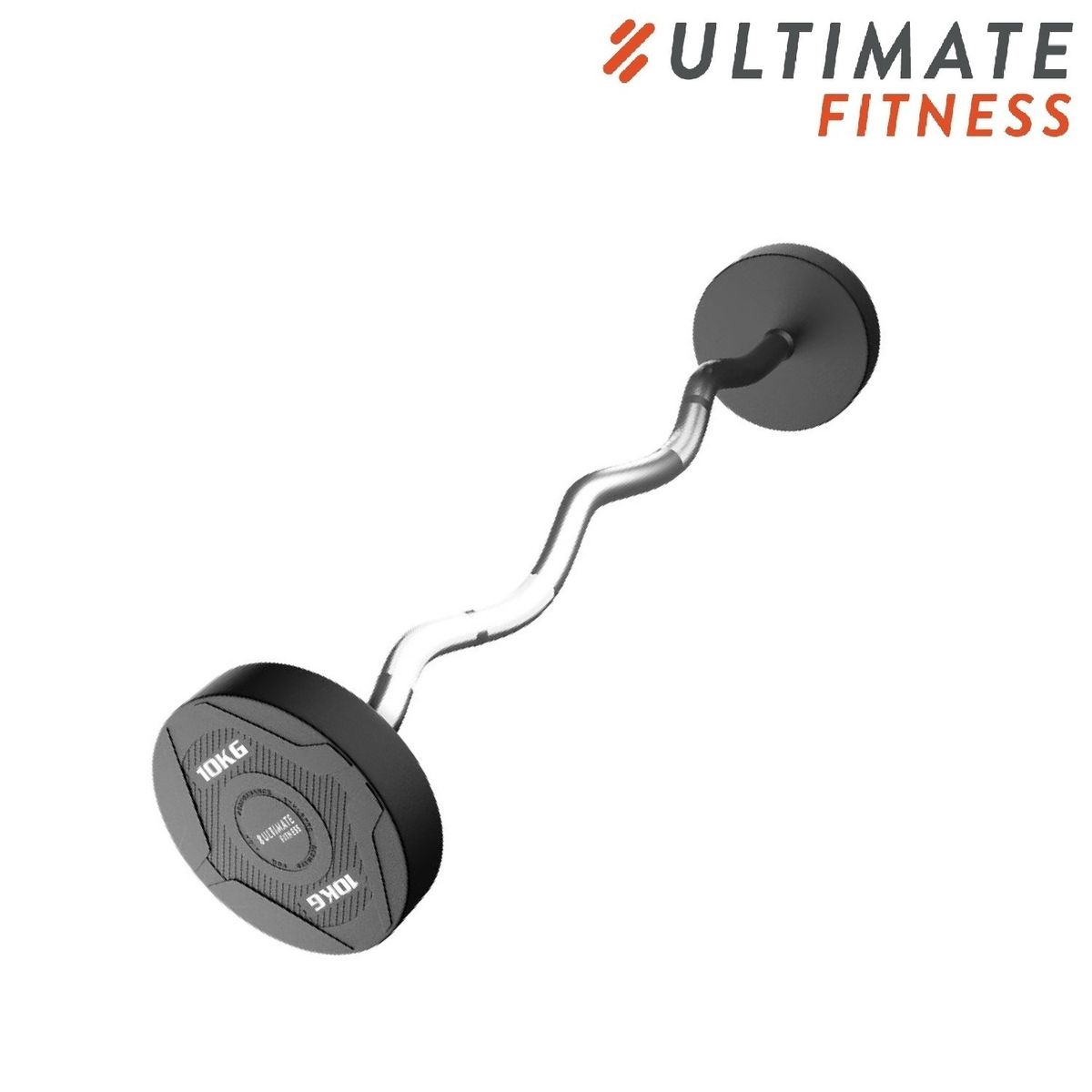 ULTIMATE FITNESS - BARRA CURVA - PESO FIJO 10 KG