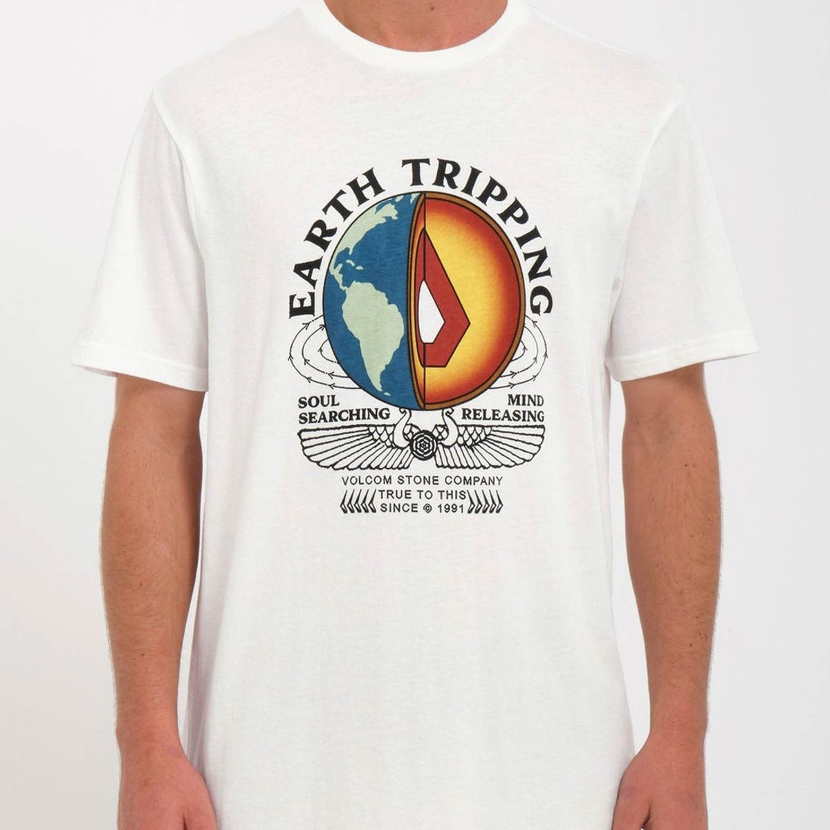 VOLCOM - Polera Section Blanco Hombre Volcom