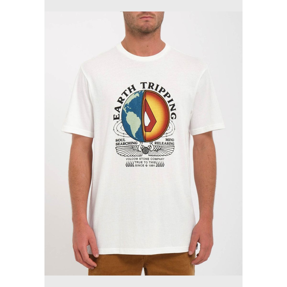 VOLCOM - Polera Section Blanco Hombre Volcom