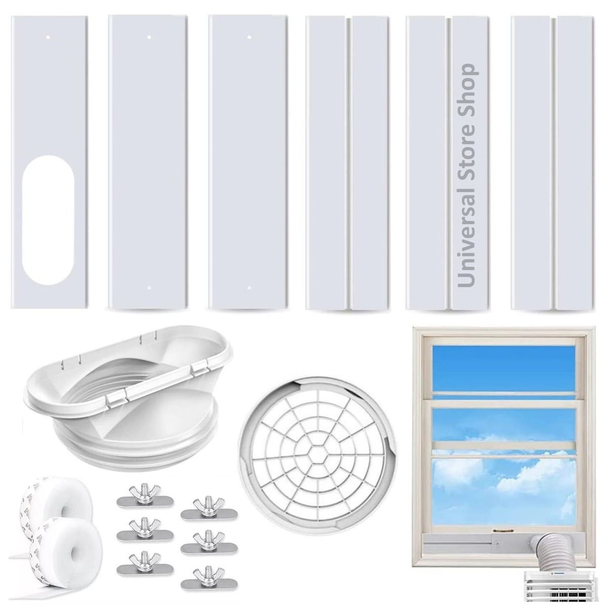 GENERICO - Sellado Ventana Aire Acondicionado Portátil Sello