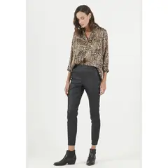 PRIVILEGE - Pantalon slim fit negro