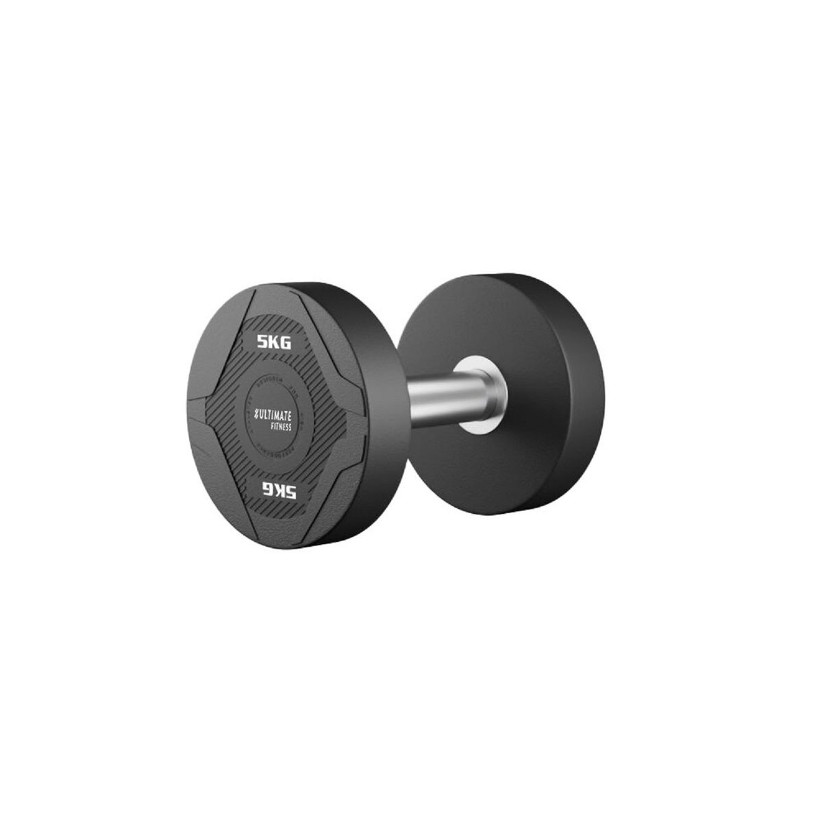 ULTIMATE FITNESS - MANCUERNA REDONDA PU 5 KG