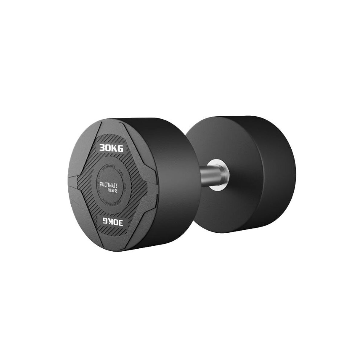 ULTIMATE FITNESS - MANCUERNA REDONDA PU 30 KG