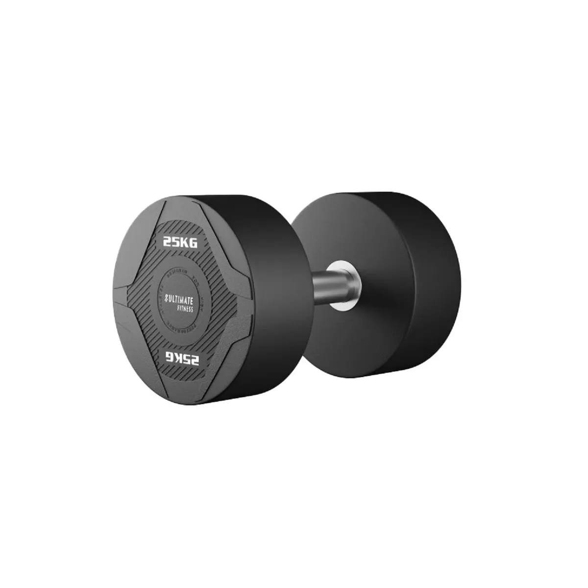 ULTIMATE FITNESS - MANCUERNA REDONDA PU 25 KG