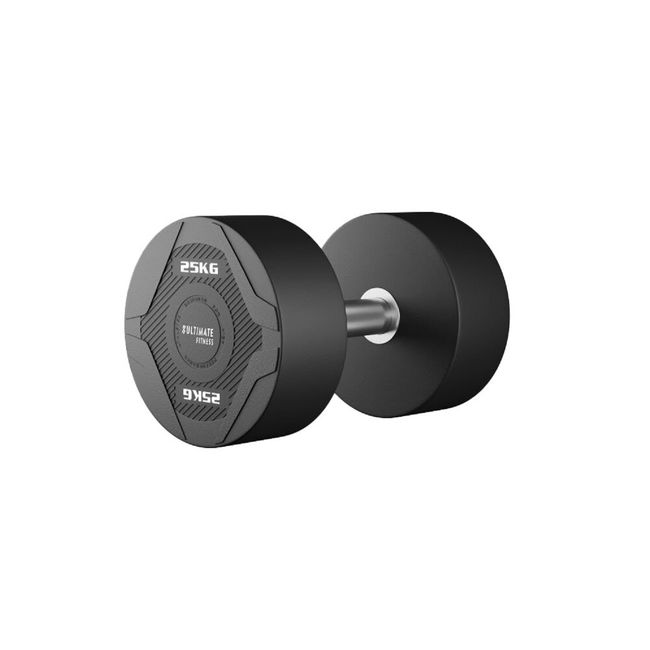 ULTIMATE FITNESS - MANCUERNA REDONDA PU 25 KG
