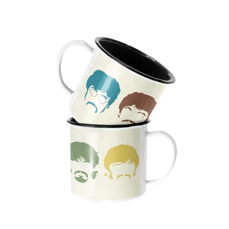 SM - Taza Enlozada Lechera The Beatles Bandas de Rock SM
