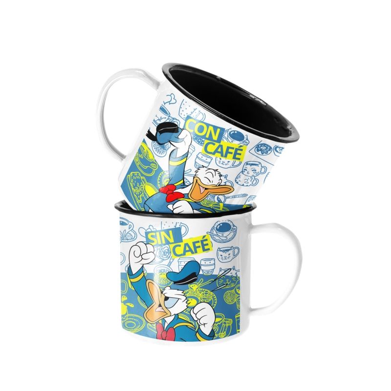 SM - Taza Enlozada Lechera Pato Donald Con y Sin Cafe SM