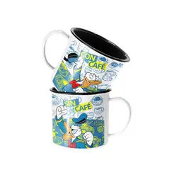 SM - Taza Enlozada Lechera Pato Donald Con y Sin Cafe
