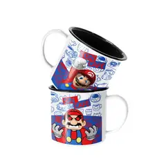 SM - Taza Enlozada Lechera Mario Bros Con y Sin Cafe