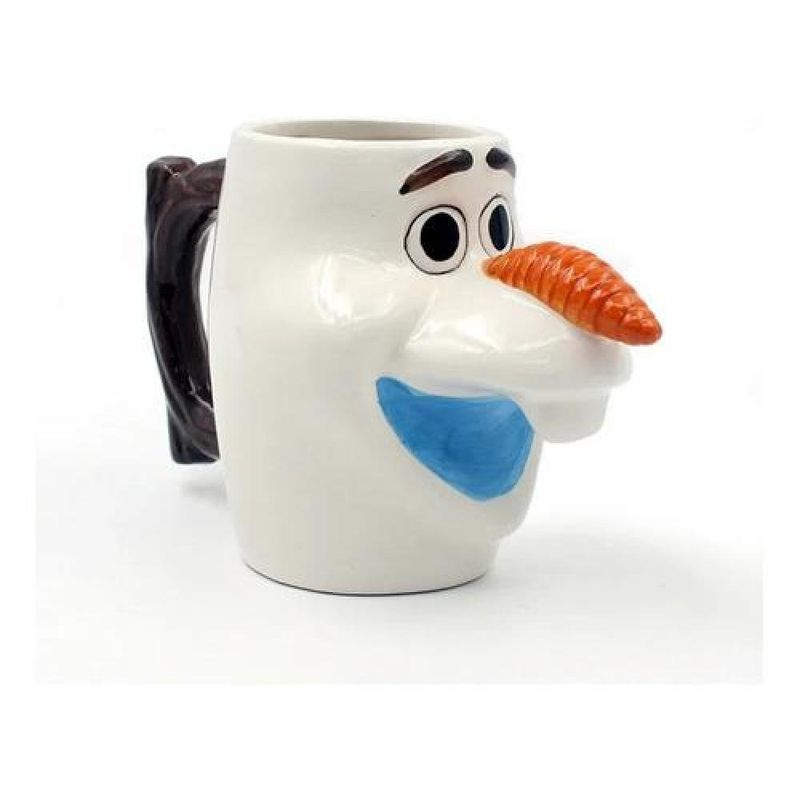 GENERICO - Tazón 3d Cerámica Olaf Frozen - Blanco