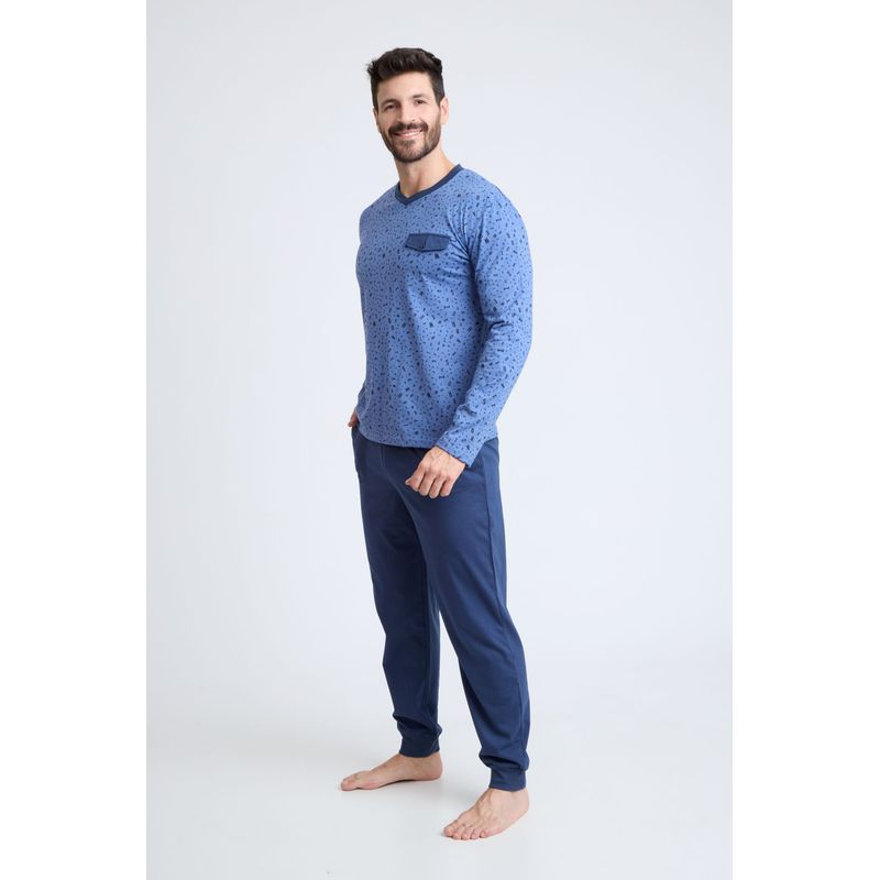 BECKIL - BECKIL COD 3132  PIJAMA ALGODON DELGADO ESTAMPADO LETRAS