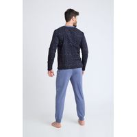 COD 3132 PIJAMA ALGODON DELGADO ESTAMPADO LETRAS