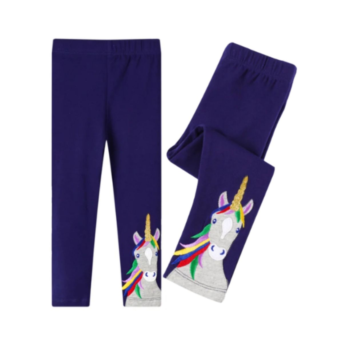 JUMP KIDS - Calzas Niña Unicornio Azul Jump Kids 100% Algodón