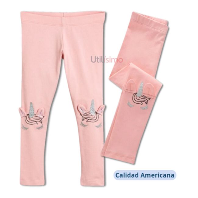 JUMP KIDS - Calzas  Niña Unicornio Rosa Jump Kids 100% Algodón