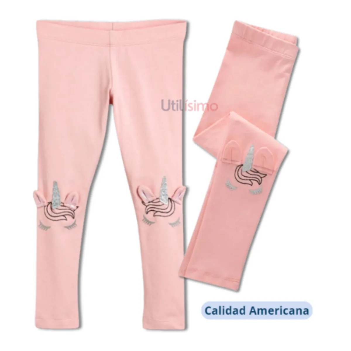 JUMP KIDS - Calzas  Niña Unicornio Rosa Jump Kids 100% Algodón