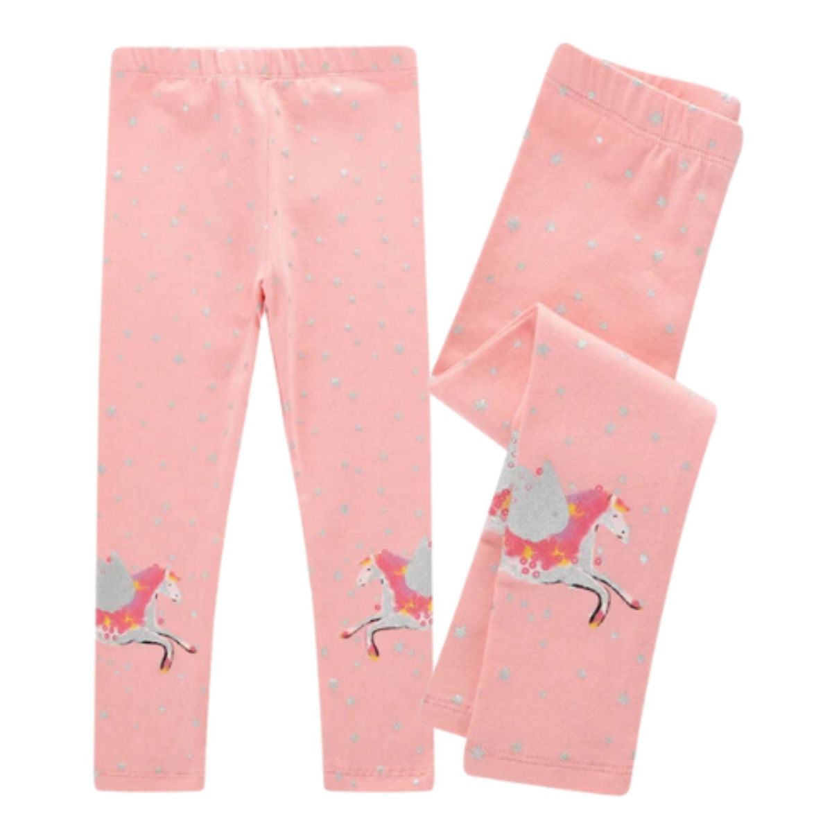 JUMP KIDS - Calzas  Niña Unicornio Alas Rosa Jump Kids 100% Algodón