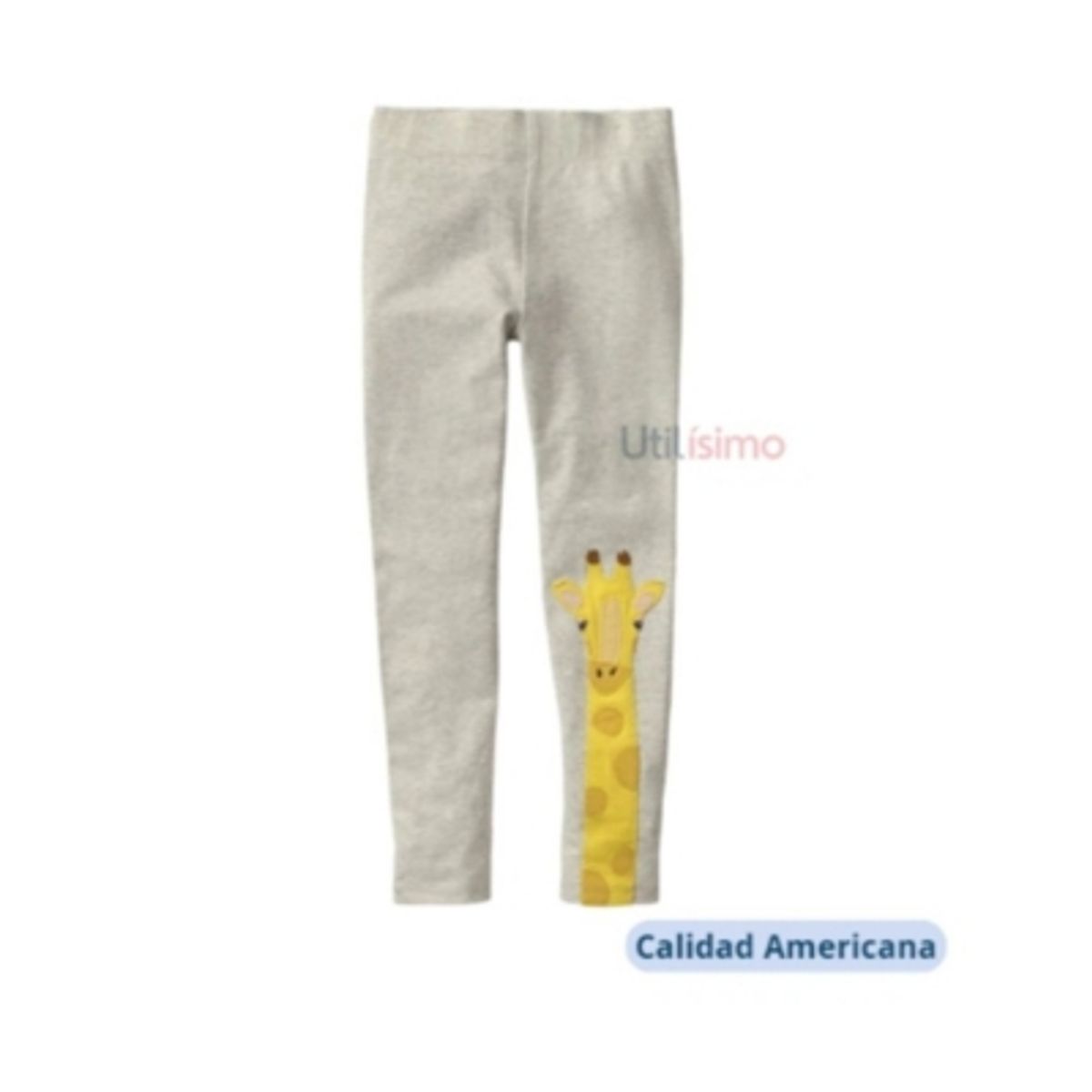 JUMP KIDS - Calzas Niña Jirafa Gris Jump Kids 100% Algodón