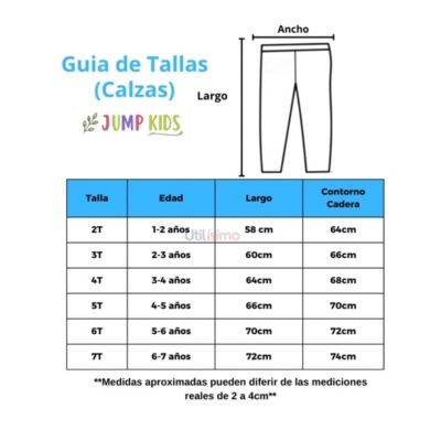 Imagen 2 del producto Calzas Niña Arco Iris Gris Claro 100% Algodón