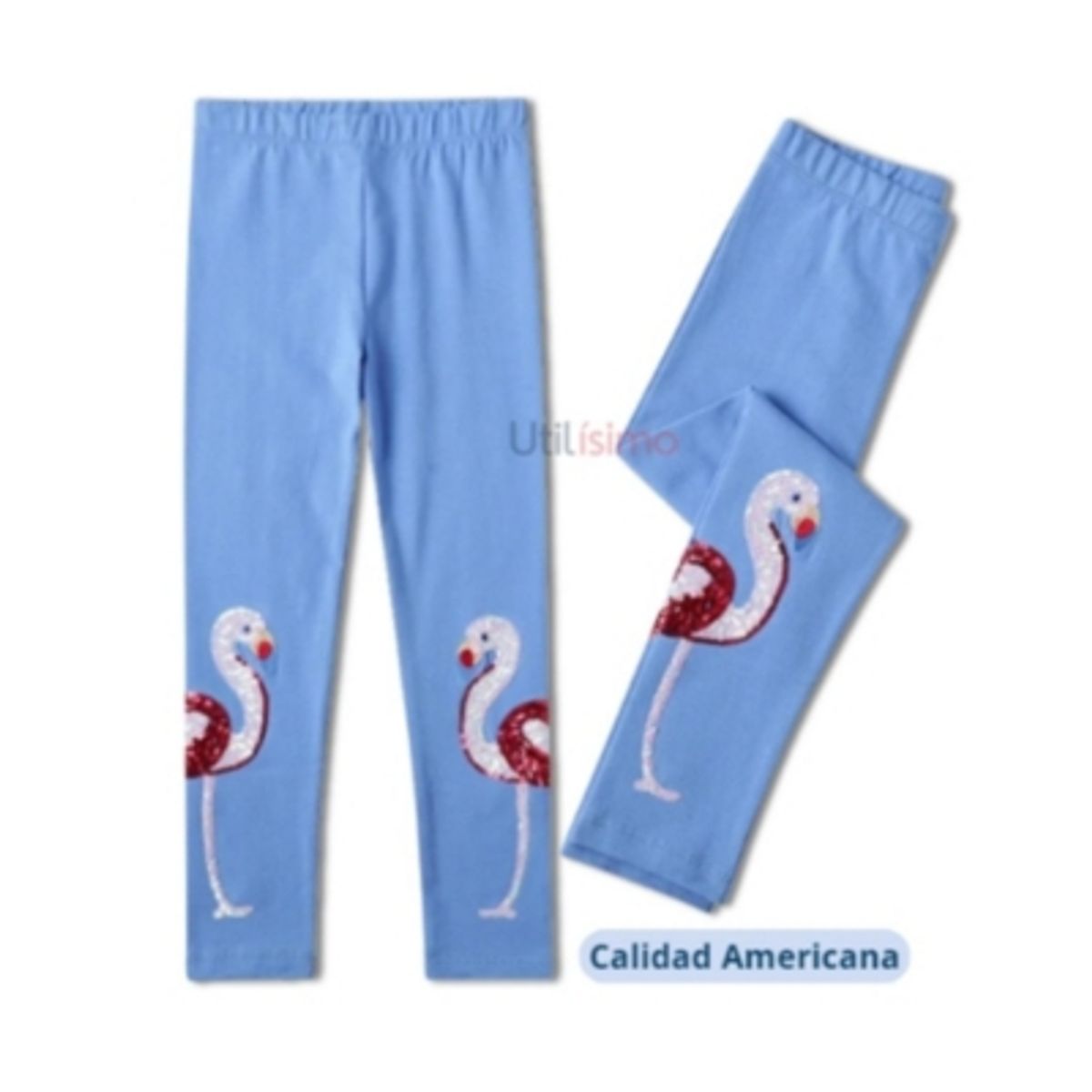 JUMP KIDS - Calzas Niña Flamenco Azul Jump Kids 100% Algodón