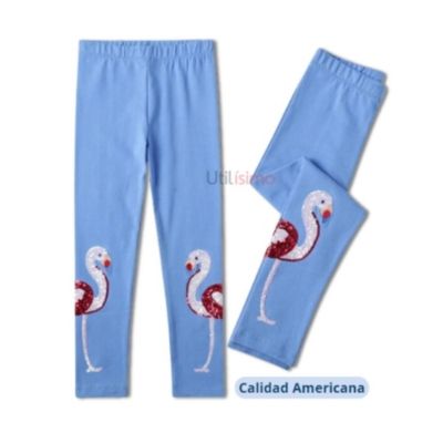 Imagen 1 del producto Calzas Niña Flamenco Azul 100% Algodón