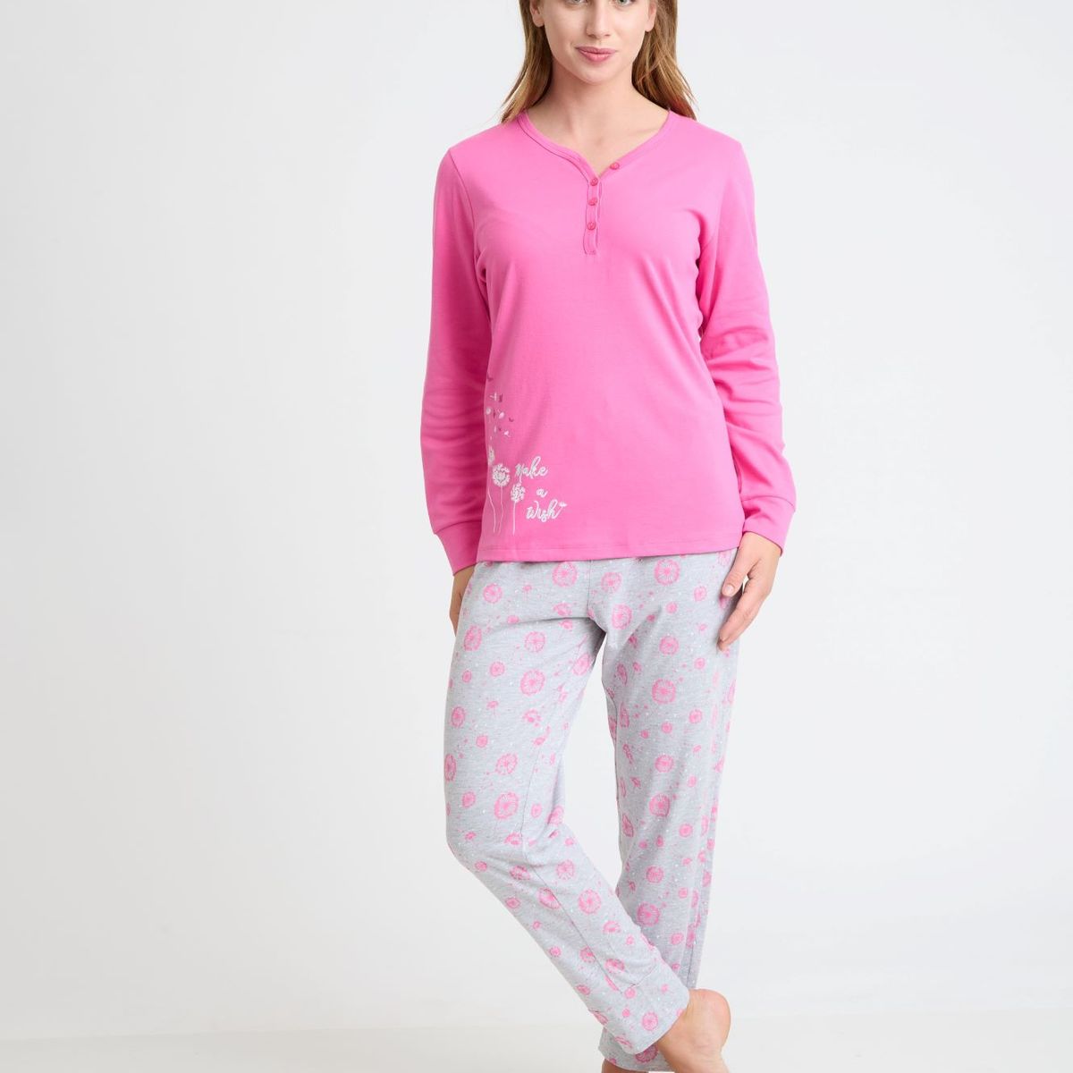 BECKIL - BECKIL COD 1773 PIJAMA ALGODÓN GAMUZADO