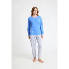 BECKIL - COD 1773 PIJAMA ALGODÓN GAMUZADO