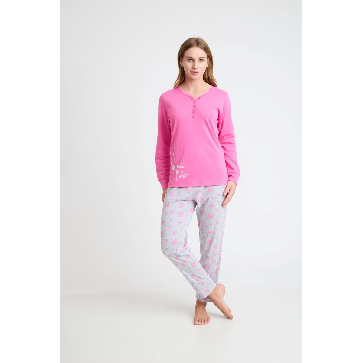 BECKIL - BECKIL COD 1773 PIJAMA ALGODÓN GAMUZADO