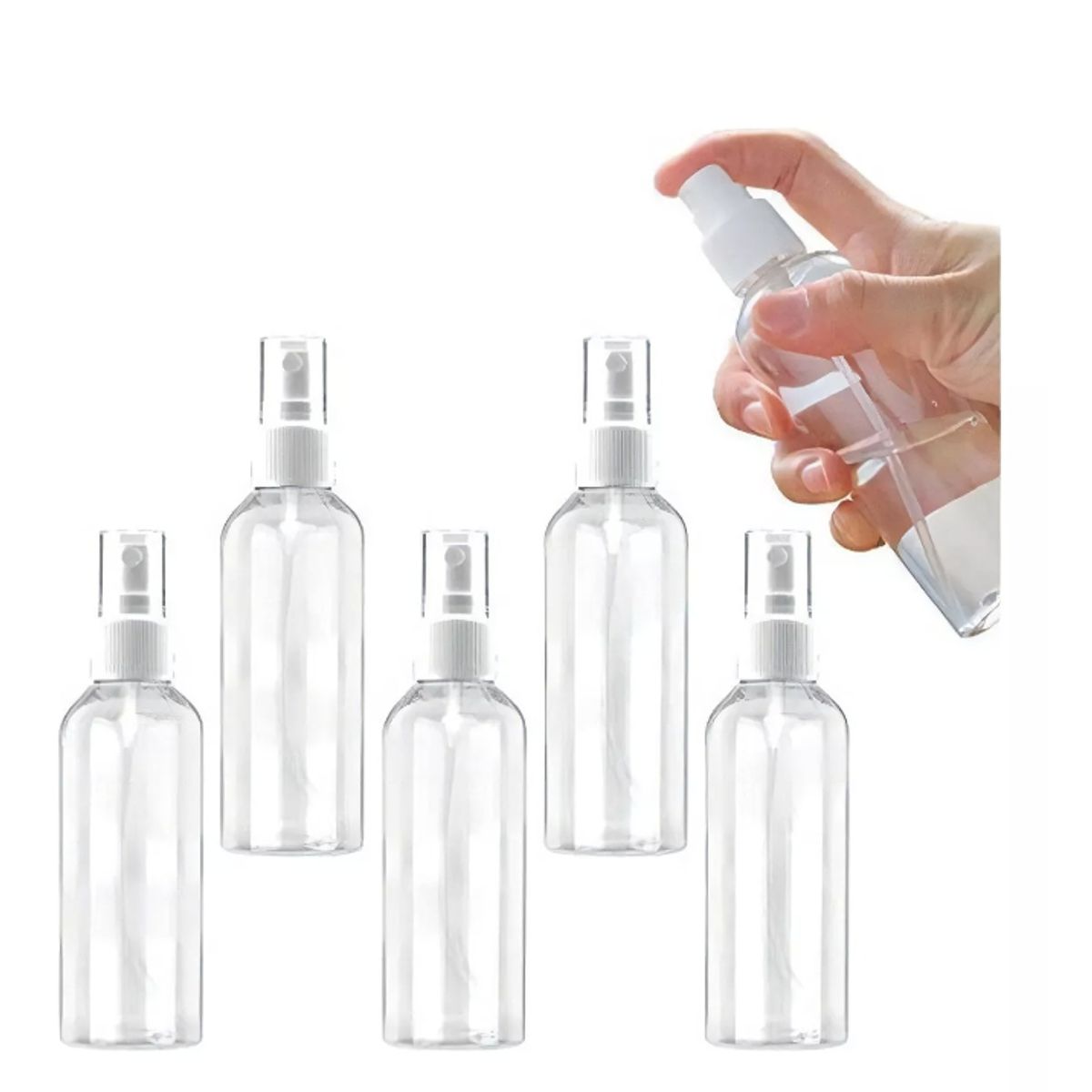GENERICO - Pack 12 Atomizadores Botella Rociador Spray Aerosol 100ml