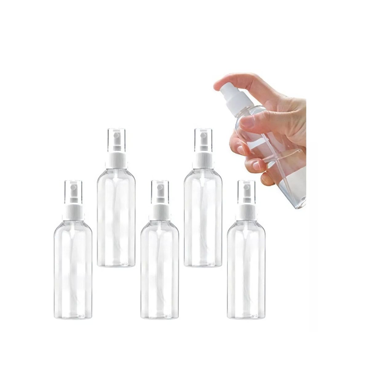 GENERICO - Pack 12 Atomizadores Botella Rociador Spray Aerosol 100ml