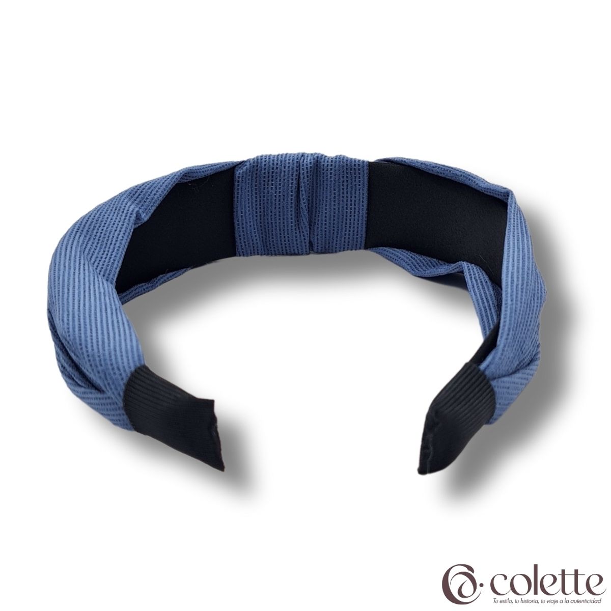 COLETTE - Diadema Rigido Estampado Azul Diseños Varios