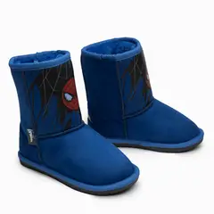 MARVEL - Bota Chiporro Niño Cara Azul Spiderman