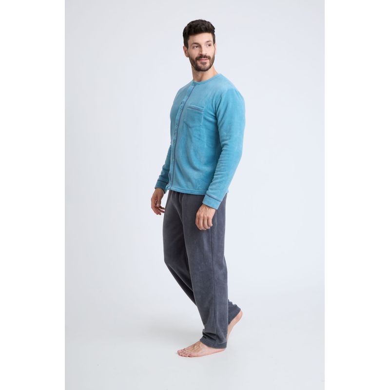 BECKIL - BECKIL COD 3133 PIJAMA POLAR ABIERTO