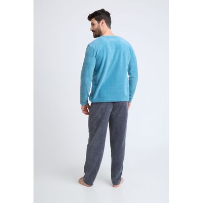 Imagen 2 del producto COD 3133 PIJAMA POLAR ABIERTO